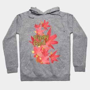 Maple leaves Fiery red Hoodie